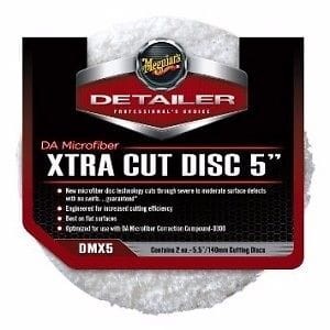 Meguiar's DA Microfiber Xtra Cut Disc 5" Pad - futro polerskie z mikrofibry 2 szt,