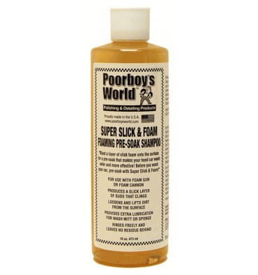 Poorboy's World Super Slick & Foam - piana aktywna do mycia wstępnego 473ml - Sklep detailingowy Automotive Care