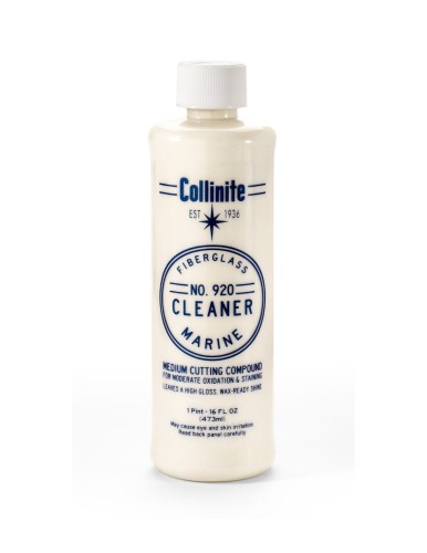 Collinite No. 920 Fiberglass Boat Cleaner - mleczko czyszczące (cleaner) do powierzchni z włókna szklanego 473ml - Sklep detailingowy Automotive Care