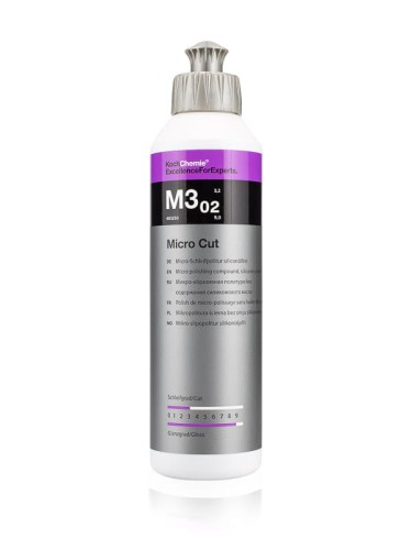Koch Chemie M3.02 Micro Cut - delikatna, wykończeniowa pasta polerska 250ml - Sklep detailingowy Automotive Care
