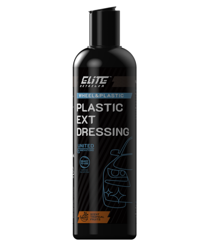 Elite Detailer Plastic Ext Dressing – dressing do plastików zewnętrznych, długotrwały efekt 500ml - Sklep detailingowy Automotive Care