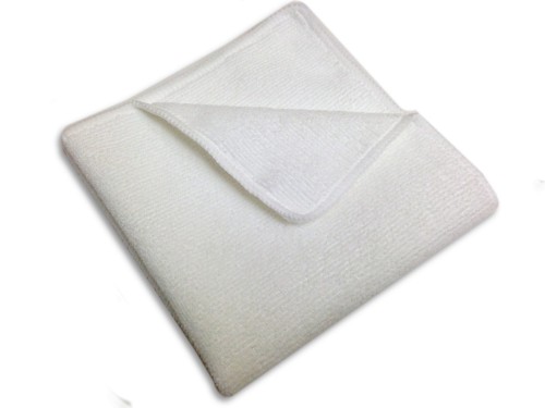 AC Products White Micro Plus - wszechstronna mikrofibra 40x40cm 320gsm - Sklep detailingowy Automotive Care