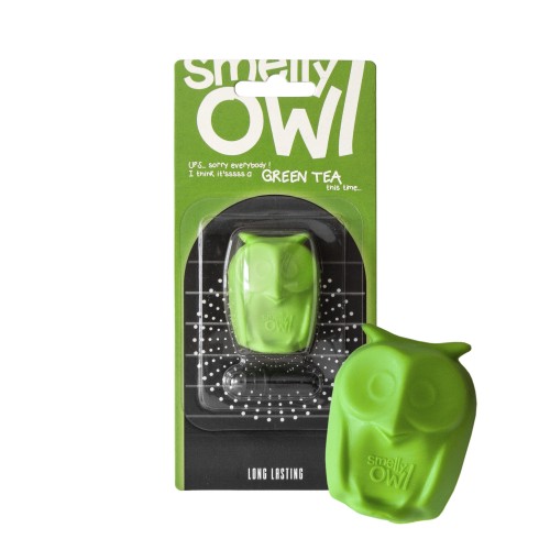 Smelly Owl Green Tea - zapach samochodowy, odświeżacz zielone owoce - Sklep detailingowy Automotive Care