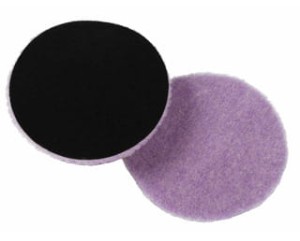 Lake Country Purple Foamed Wool Buffing & Polishing Pad Thin 3x1/4" - futro polerskie 90mm 