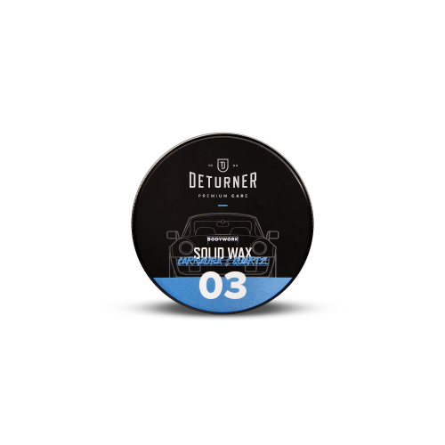 Deturner Solid Wax Carnauba & Quartz - naturalny wosk w paście z Carnaubą 50 g - Sklep detailingowy Automotive Care