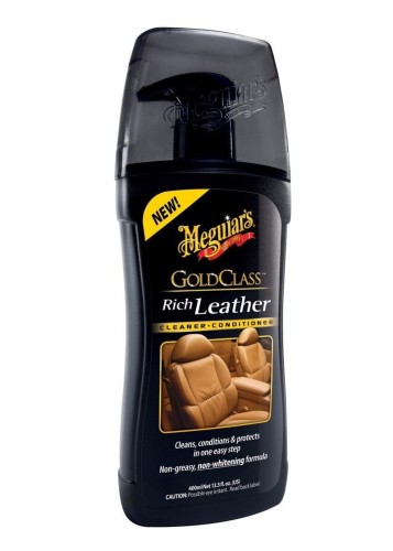 Meguiar's  Gold Class Rich Leather Cleaner & Conditioner - pielęgnacja skóry 414ml - Sklep detailingowy Automotive Care