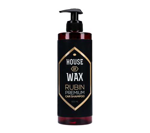 House of Wax Rubin Car Shampoo – mocno skoncentrowany szampon, neutralne pH 500ml - Sklep detailingowy Automotive Care