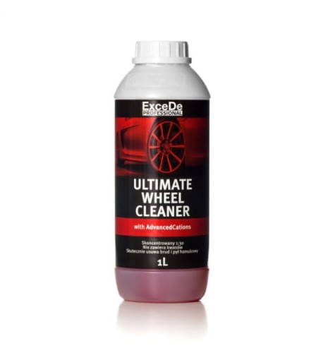 ExceDe Ultimate Wheel Cleaner - skuteczny bezkwasowy płyn do mycia felg 1L - Sklep detailingowy Automotive Care