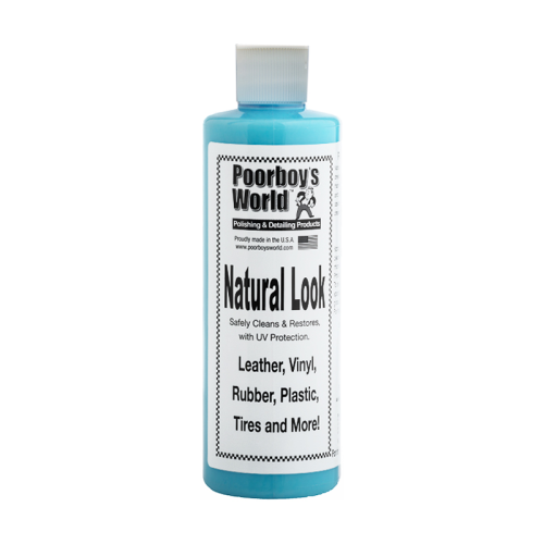 Poorboy's World Natural Look - dressing do wewnętrznych tworzyw sztucznych i skóry 473ml - Sklep detailingowy Automotive Care