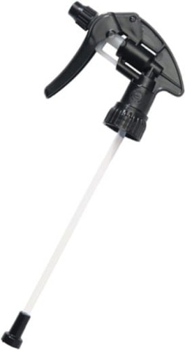 Canyon Black Trigger Sprayer - profesjonalny spryskiwacz, atomizer do butelek HDPE i PET z gwintem 28/410 - Sklep detailingowy Automotive Care