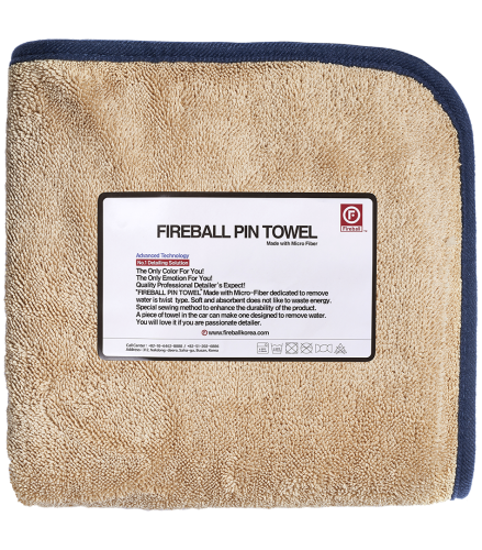 Fireball Pin Towel - mega chłonny ręcznik do osuszania 72x95 cm - Sklep detailingowy Automotive Care