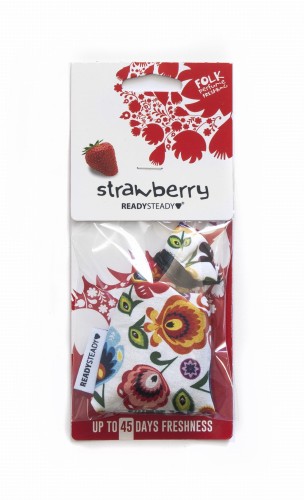 Folk Perfume Fresh Bag Strawberry - zapach samochodowy, odświeżacz truskawka - Sklep detailingowy Automotive Care