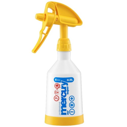 KWAZAR Mercury Pro+ 360 spryskiwacz żółty – 0,5L - Sklep detailingowy Automotive Care