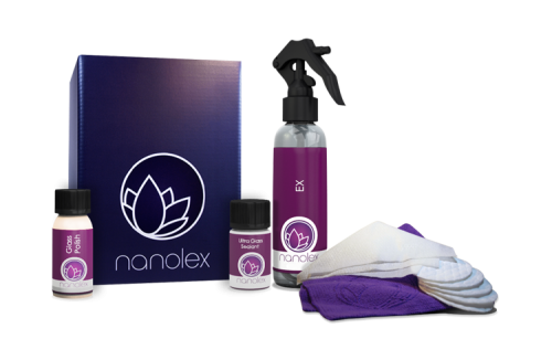 Nanolex ULTRA Glass Sealant Kit - niewidzialna wycieraczka zestaw 30ml - Sklep detailingowy Automotive Care