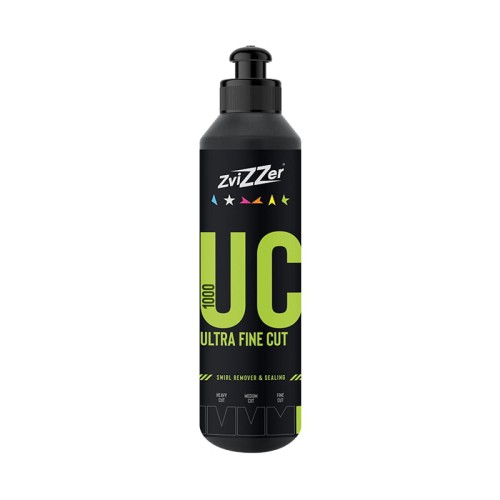 ZviZZer UC1000 Green Ultrafine Cut - pasta polerska ultra wykańczająca 250ml - Sklep detailingowy Automotive Care