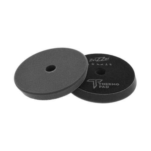 ZviZZer THERMO PAD Black Low Cut - czarna gąbka polerska bardzo miękka 135/20/125mm - Sklep detailingowy Automotive Care