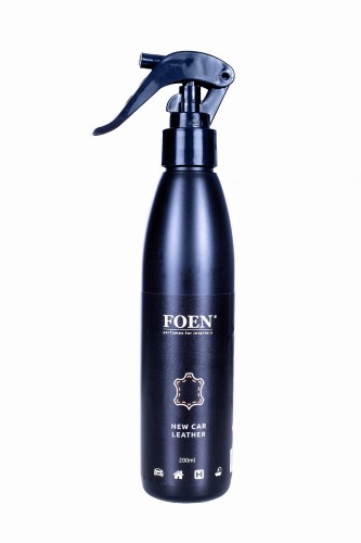 FOEN New Car Leather perfuma do wnętrz - zapach naturalnej skóry oraz nuty drzewne 200ml - Sklep detailingowy Automotive Care