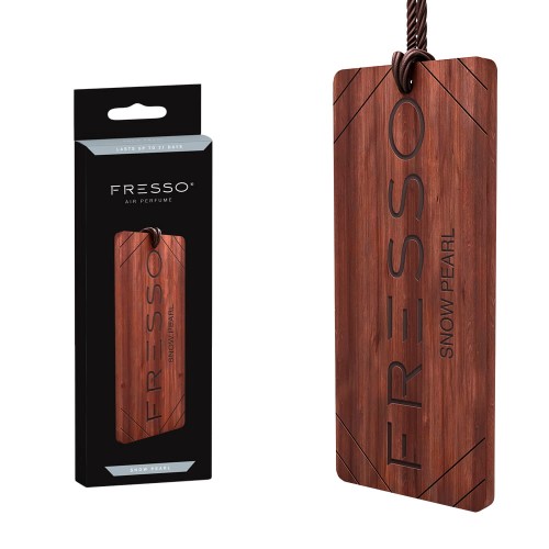 Fresso Snow Pearl – drewniana zawieszka zapachowa - Sklep detailingowy Automotive Care