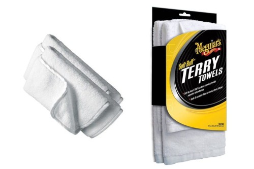 Meguiar's Soft Buff Terry Towels - Ręczniki do czyszczenia i polerowana (3 sztuki) - Sklep detailingowy Automotive Care