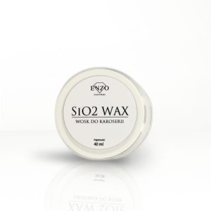 ENZO Coatings SiO2 Wax - hybrydowy wosk z dodatkiem kwarcu, świetna szklistość lakieru 40g