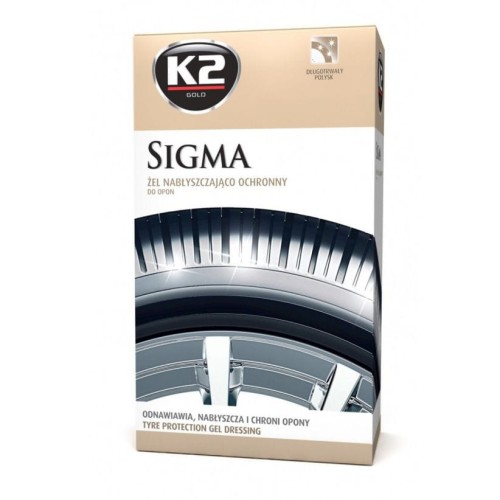 K2 Sigma - żel nabłyszczająco ochronny do opon 500ml - Sklep detailingowy Automotive Care
