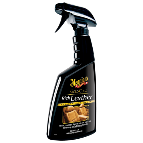 Meguiar's  Gold Class Rich Leather Spray - czyści i zabezpiecza skórę  473ml - Sklep detailingowy Automotive Care