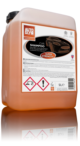 Autoglym PROFESSIONAL LINE Car Shampoo SUPER STRENGTH - mocno skoncentrowany, wydajny szampon samochodowy 5L - Sklep detailingowy Automotive Care