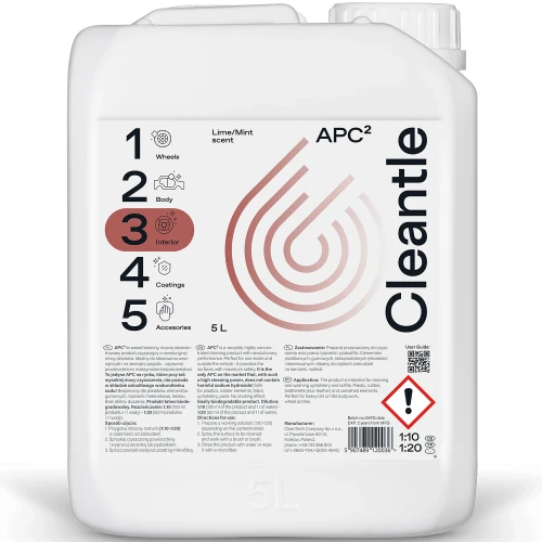 Cleantle APC Lime/Mint Scent - uniwersalny środek czyszczący 5L - Sklep detailingowy Automotive Care