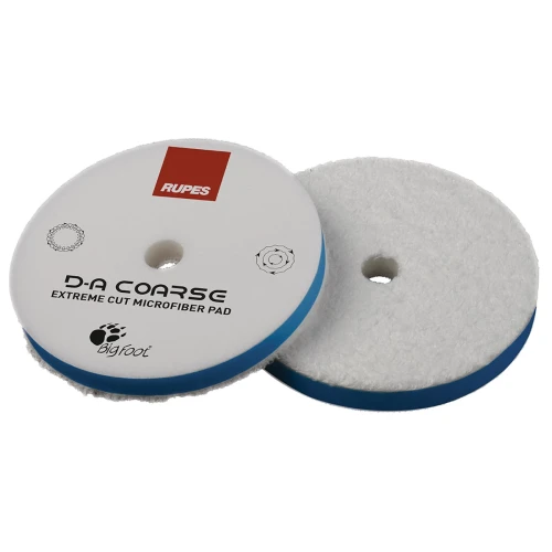 Rupes D-A Coarse EXTREME Microfiber Pad – mocno ścierny pad polerski z mikrofibry 130mm - Sklep detailingowy Automotive Care