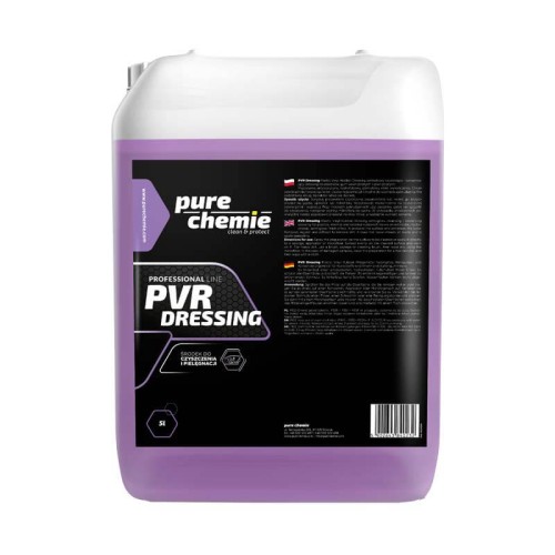 Pure Chemie PVR Dressing – czyści i zabezpiecza plastiki wewnętrzne, półmatowe wykończenie 5L - Sklep detailingowy Automotive Care