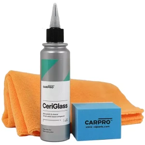 CarPro CeriGlass Polish KIT - zestaw do polerowania szyby 150ml