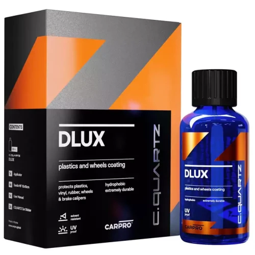 CarPro Cquartz DLUX - powłoka cermiczna do zabezpieczania plastików, felg 30ml - Sklep detailingowy Automotive Care