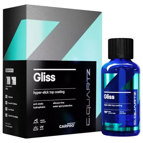 CarPro Gliss Top Coat powłoka o wysokim połysku i głębi zestaw 50ml - Sklep detailingowy Automotive Care