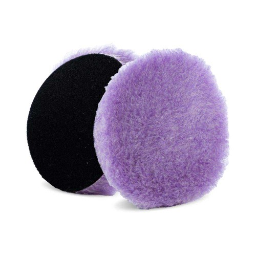Lake Country Purple Foamed Wool Buffing & Polishing Pad - futro polerskie 140mm - Sklep detailingowy Automotive Care