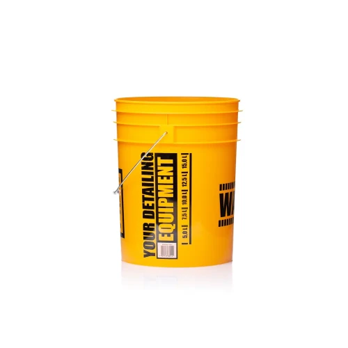 WORK STUFF Detailing Bucket WASH - żółte profesjonalne wiadro do mycia 20L - Sklep detailingowy Automotive Care