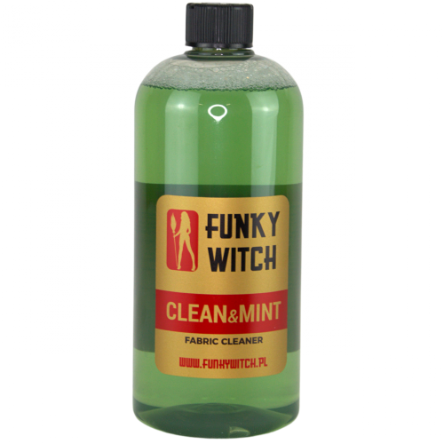 Funky Witch Clean&Mint Fabric Cleaner - preparat do czyszczenia tapicerki materiałowej 1000ml - Sklep detailingowy Automotive Care