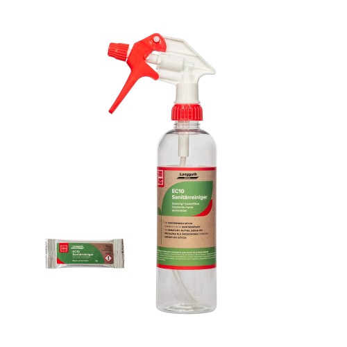Langguth Sonnring InstantStick EC10 Sanitärreiniger - płyn do codziennego mycia powierzchni w sanitariatach (płytki, armatura, toalety, szkło) w proszku do rozcieńczenia 3g + butelka - Sklep detailingowy Automotive Care