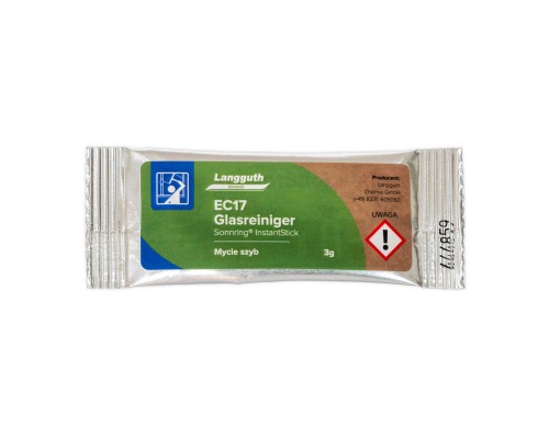 Langguth Sonnring InstantStick EC17 Glasreiniger - koncentrat, bezsmugowy płyn do mycia szyb w proszku do rozcieńczenia 3g - Sklep detailingowy Automotive Care
