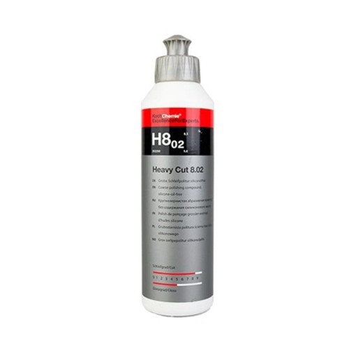 Koch Chemie Heavy Cut H8.02 - olejowa mocno ścierna pasta polerska do zniszczonych lakierów 250ml - Sklep detailingowy Automotive Care