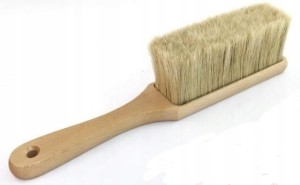 AC Products Soft Natural Brush - delikatna drewniana szczotka do usuwania śniegu z naturalnego włosia