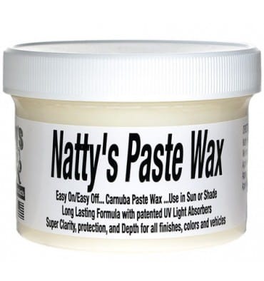 Poorboy's World Natty's Paste Wax White - naturalny wosk do jasnych kolorów 227g - Sklep detailingowy Automotive Care
