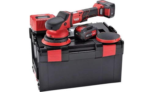 Flex Tools XFE 15 150 18.0-EC/5.0 Set - akumulatorowa polerka mimośrodowa, skok 15mm - Sklep detailingowy Automotive Care