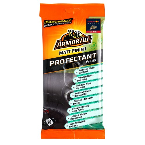 Armor All Protectant Wipes Finish Matt - matowe ściereczki do kokpitu 20szt. - Sklep detailingowy Automotive Care