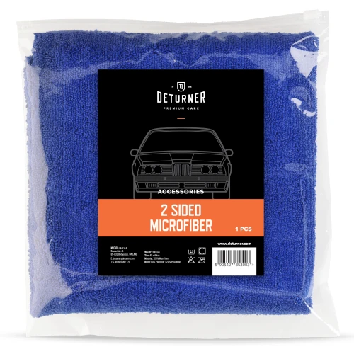 Deturner 2 Side Microfiber - wszechstronna mikrofibra 40x40cm - Sklep detailingowy Automotive Care