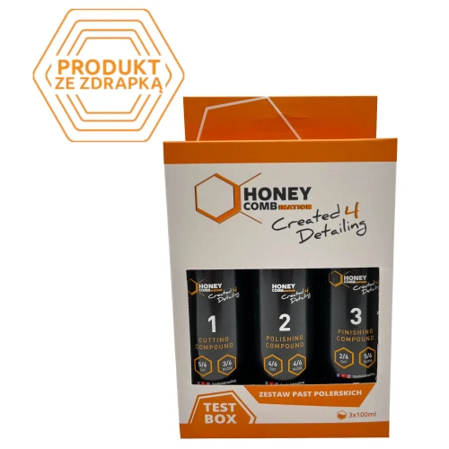 Honey Combination TEST BOX - zestaw past polerskich 3x100ml - Sklep detailingowy Automotive Care