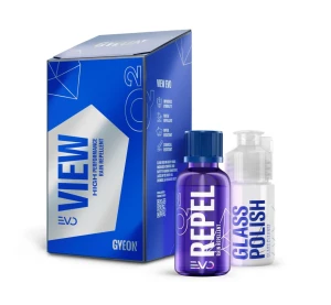 Gyeon Q2 VIEW Kit EVO – trwała niewidzialna wycieraczka na szyby 20ml