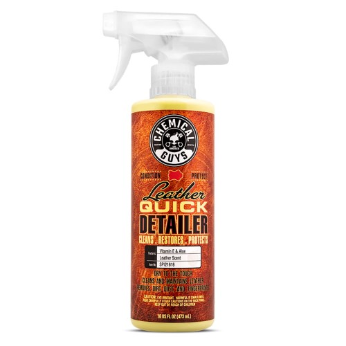 Chemical Guys Leather Quick Detailer - czyści i odżywia skórę 473ml - Sklep detailingowy Automotive Care