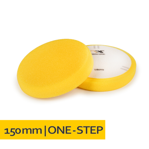 NAT Żółta Średnia gąbka polerska 150mm - Sklep detailingowy Automotive Care