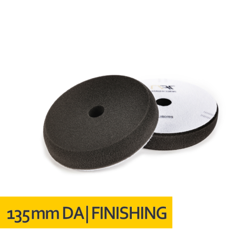 NAT DA Czarna Miękka Wykończeniowa gąbka polerska 135mm - Sklep detailingowy Automotive Care
