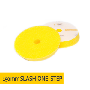 NAT Slash DA Żółta Średnia gąbka polerska 133/148mm